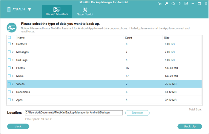 transfer data from android to pc via android backup and restore