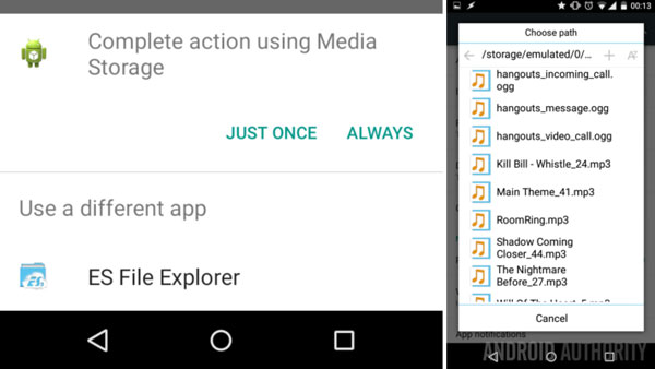 how to find internal storage on android with es file explorer
