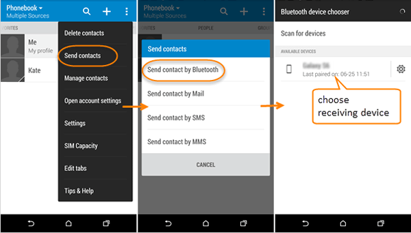 transfer data from xperia to xperia via bluetooth