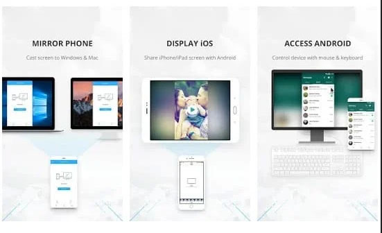 best screen mirroring app for android to pc like apowermirror